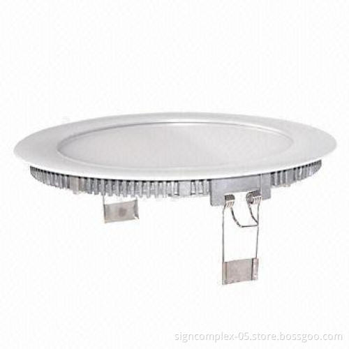 LED Panel Light with 10W Power, 673lm Luminous Flux and 5755K CCT